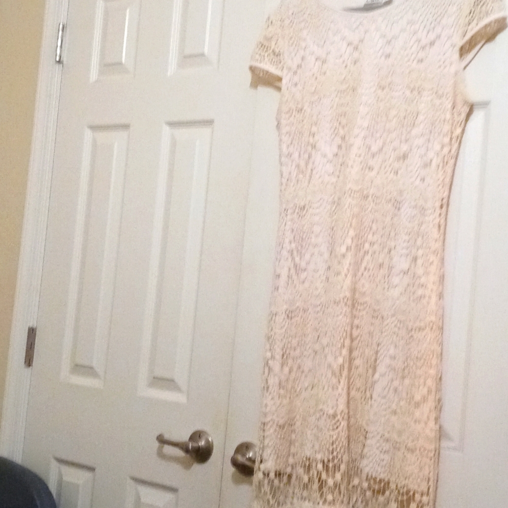 Cato white lace dress